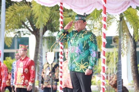 Wagub Kalteng Pimpin Upacara Peringatan Hari Otonomi Daerah XXVIII