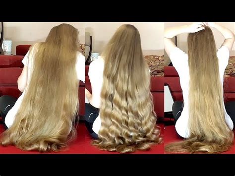 Very Long Blonde Hair