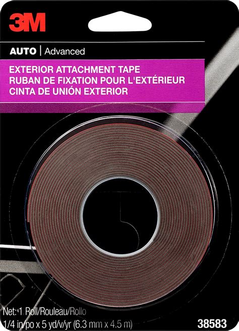 3m 06384 Automotive Acrylic Plus Attachment Tape Black Automotive