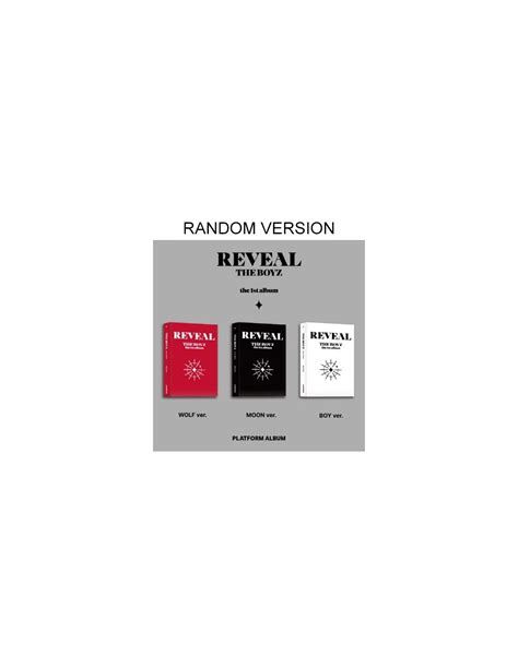 [Smart Album] THE BOYZ 1st Album - REVEAL (Random Ver.) Platform Album