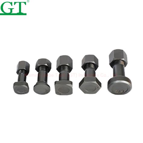 China Selling High Strength Track Chain Bolt And Nut For Hitachi Ex