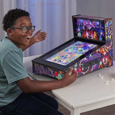 The Tabletop Virtual Pinball Machine - Hammacher Schlemmer