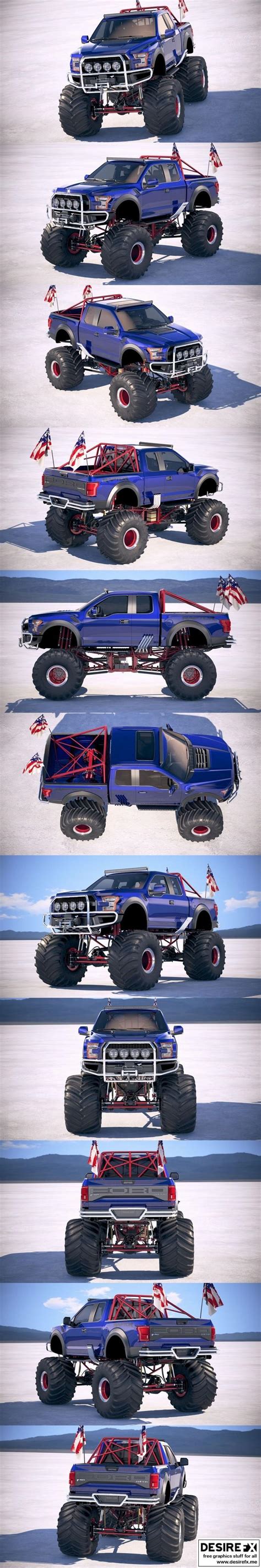 Desire Fx D Models Ford F Raptor Monster Truck