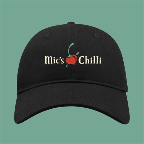 Black Baseball Cap Hot Sauce Mic S Chilli