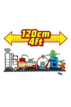 Hot Wheels City Color Reveal Megamyjnia Atak ośmiornicy Zestaw GTT zabawka Mattel w sklepie