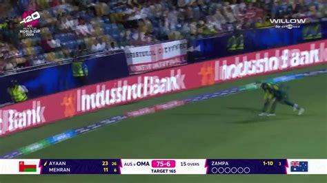 A Zampa To Ayaan Khan Runs S Aus Vs Omn Th Match Match