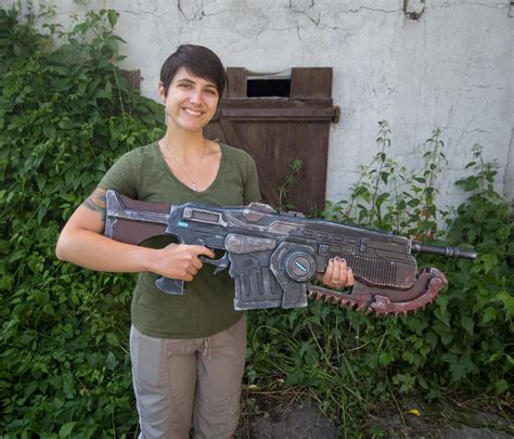 Full Size Gears of War 4 Lancer Replica/Prop by WispyChipmunk on DeviantArt