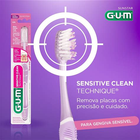 Escova Dental Sensitive Clean Technique GUM 1 Unidade