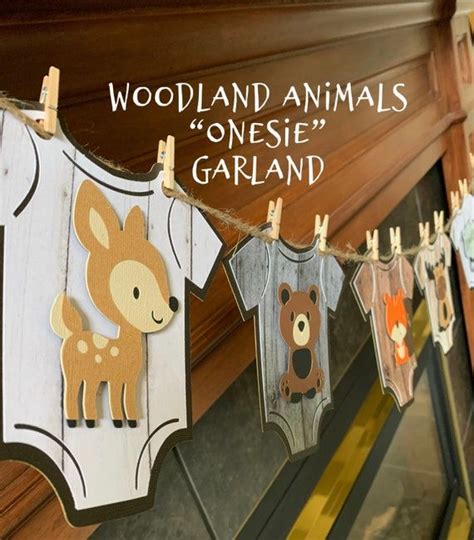 Woodland animal baby shower decorations woodland baby shower etsy – Artofit