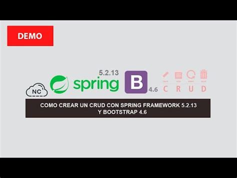 Demo Como Crear Un CRUD Con Spring Framework 5 2 13 Y Bootstrap 4 6