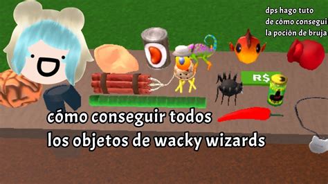 cómo conseguir todos los objetos de wacky wizards roblox YouTube