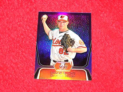 Dylan Bundy Orioles Bowman Platinum Prospects Purple Refractor Rc