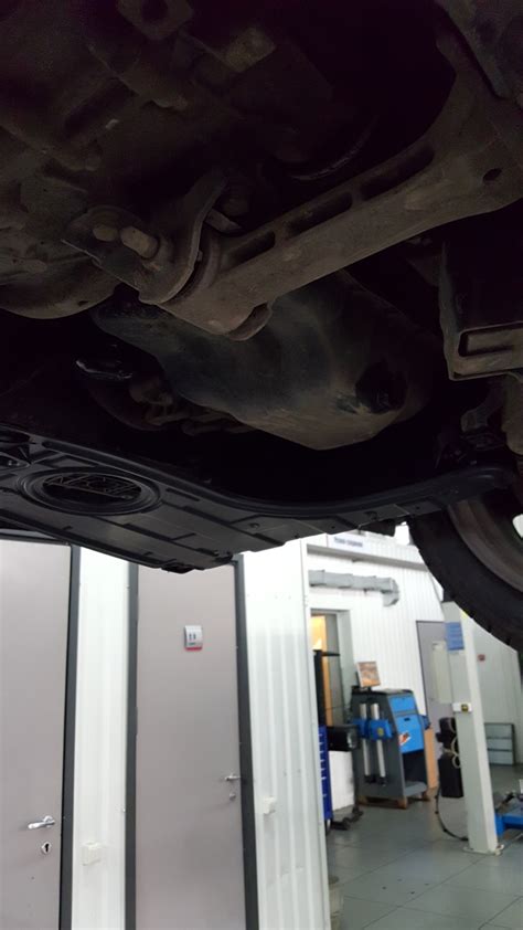 Дополнительная пластиковая защита двигателя. — KIA Optima (3G), 2 л ...