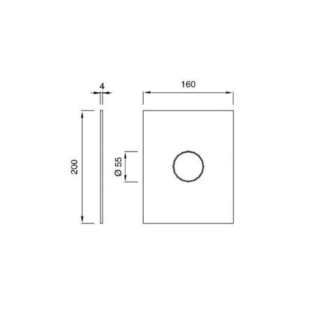 Ceadesign Hydroplate Plate For Cistern Ceadesign Finishes Stainless