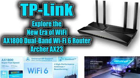 Tp Link Archer Ax Ax Dual Band Wi Fi Router Unboxing Youtube