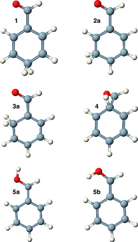 Geometries Of Different Bzh Isomers Denoted 1 5 Calculated At The Download Scientific