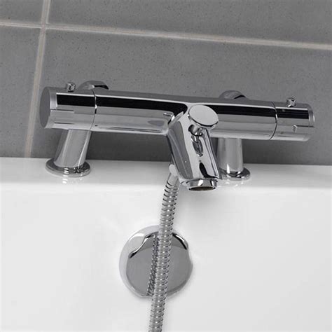 Soho Thermostatic Bath Shower Mixer Tap With Shower Rail Kit Tbsm