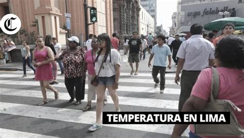 Consulta La Temperatura En Lima Y Clima Este De Mayo Respuestas