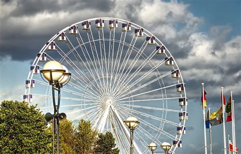 Riesenrad Kirmes Karussel Kostenloses Foto Auf Pixabay