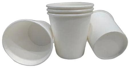 Round Disposable Plain Paper Cup Technics Machine Made Color