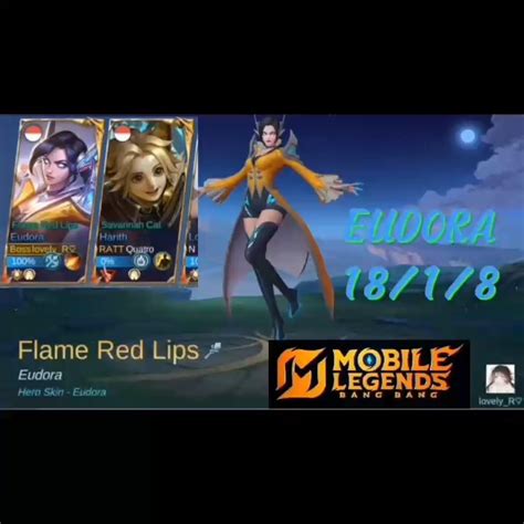 EUDORA MODE PSIKOPAT LOCK PAQUITO LOU YI MOBILE LEGEND BANG BANG