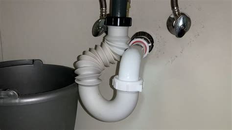 How To Install A Flexible P Trap Drain Doesnt Line Up Youtube