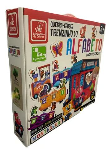 Quebra Cabe A Trenzinho Do Alfabeto Educativo Montessori Mercadolivre