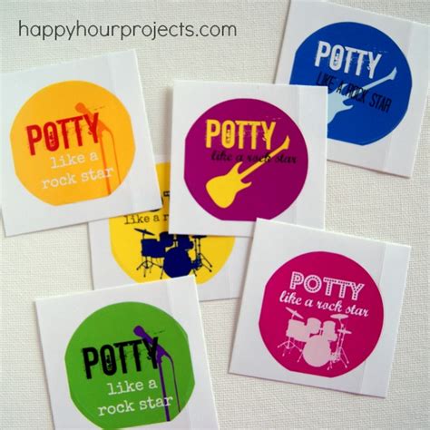 Potty Training Reward Stickers - Happy Hour Projects