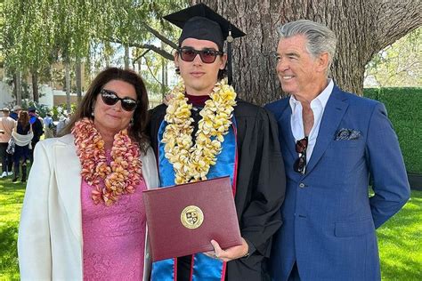 Pierce Brosnan, Wife Keely Celebrate Son Paris' College Graduation