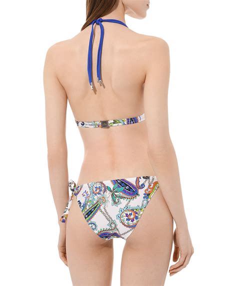 Bikini Swimming Briefs With Side Ties Odyss E Cashmer Blue Lise Charmel