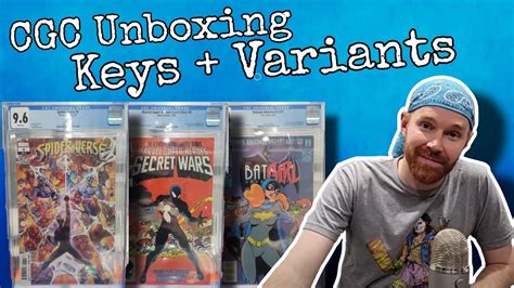 Cgc Unboxing Modern Keys And Variants Youtube