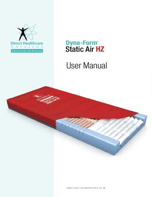 Fillable Online Directhealthcareservices Co Dyna Form Static Air Hz