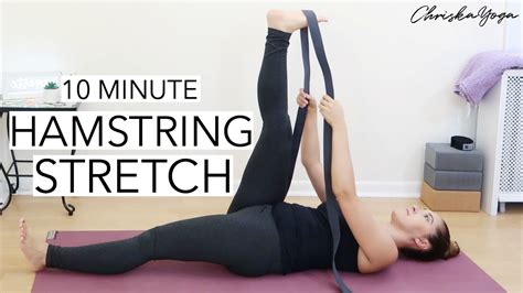 10 Min Yoga Stretch For Hamstring Flexibility Yoga For Your Legs