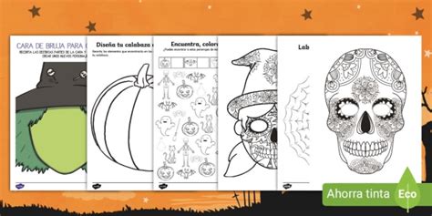 Pack de actividades Halloween y Día de los Muertos