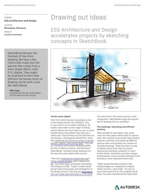 Autodesk Sketchbook-Architecture | PDF | Building Information Modeling ...