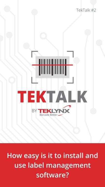 Teklynx Barcode Label Software On Linkedin Tektalk 2 How Easy Is It