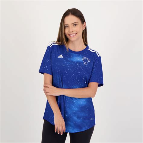 Camisa Adidas Cruzeiro I 2022 Feminina FutFanatics