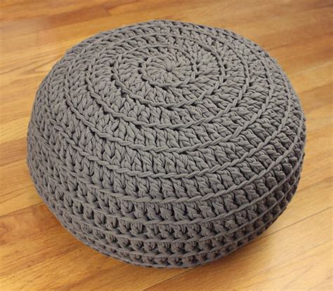 Comfy Crochet Pouf DIY | AllFreeCrochet.com