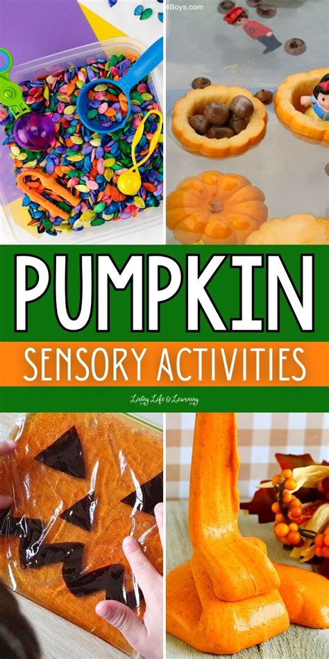 Pumpkin Sensory Activities