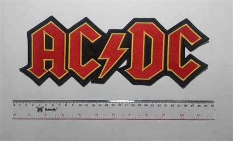 Backpatch Ac Dc Font Logo On Carousell