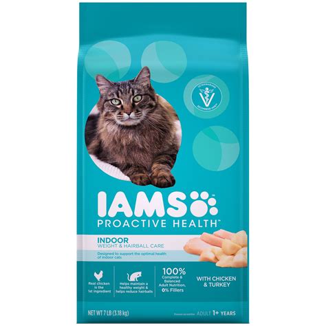 Iams Proactive Health Indoor Weight Hairball Care Adult Cat Food Petco