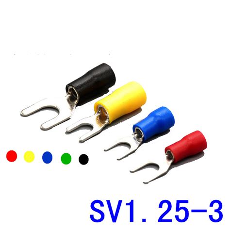 SV 1 25 3 Series Insulated Spade Crimp Terminals