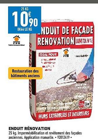 Promo Enduit Rénovation chez Brico Cash iCatalogue fr