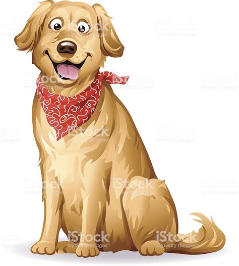 Golden Retriever Cartoon Drawing