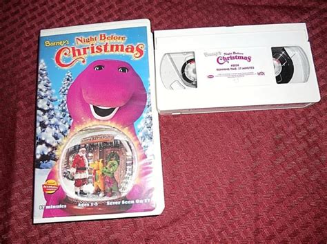 Barneys Night Before Christmas Vhs 1999 278 Picclick Ca