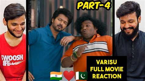 Varisu Full Movie Hindi Reaction Part Thalapathy Vijay Rashmika