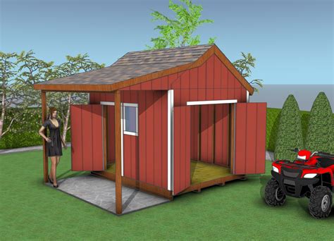 10×12 shed with porch – free plans | MyOutdoorPlans