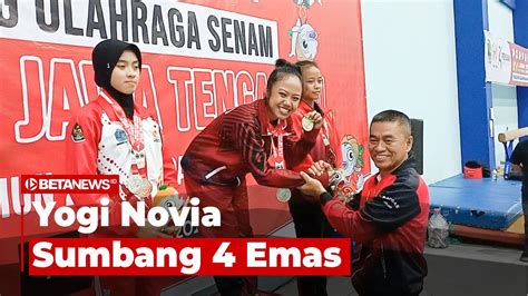 Hebat Yogi Novia Sumbang Emas Untuk Pati Dari Cabor Senam Artistik