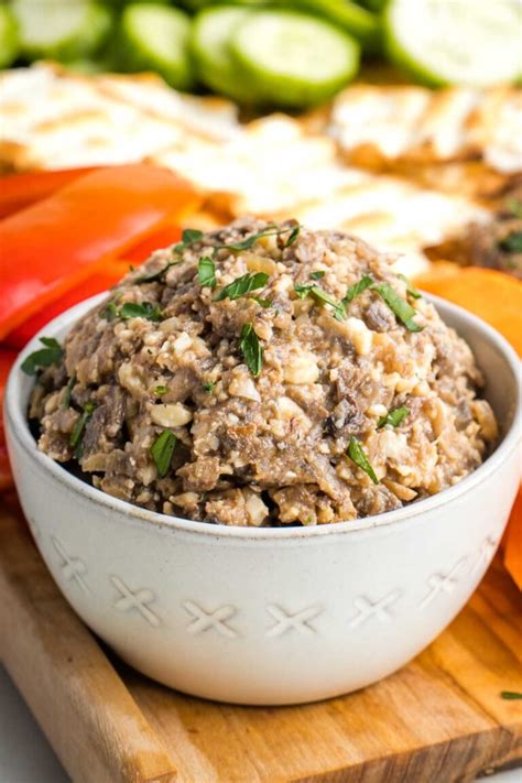 Vegetarian Chopped Liver Recipe With Mushrooms Debra Klein