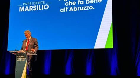 Certa Stampa Video Foto Marsilio Apre Ufficialmente La Campagna